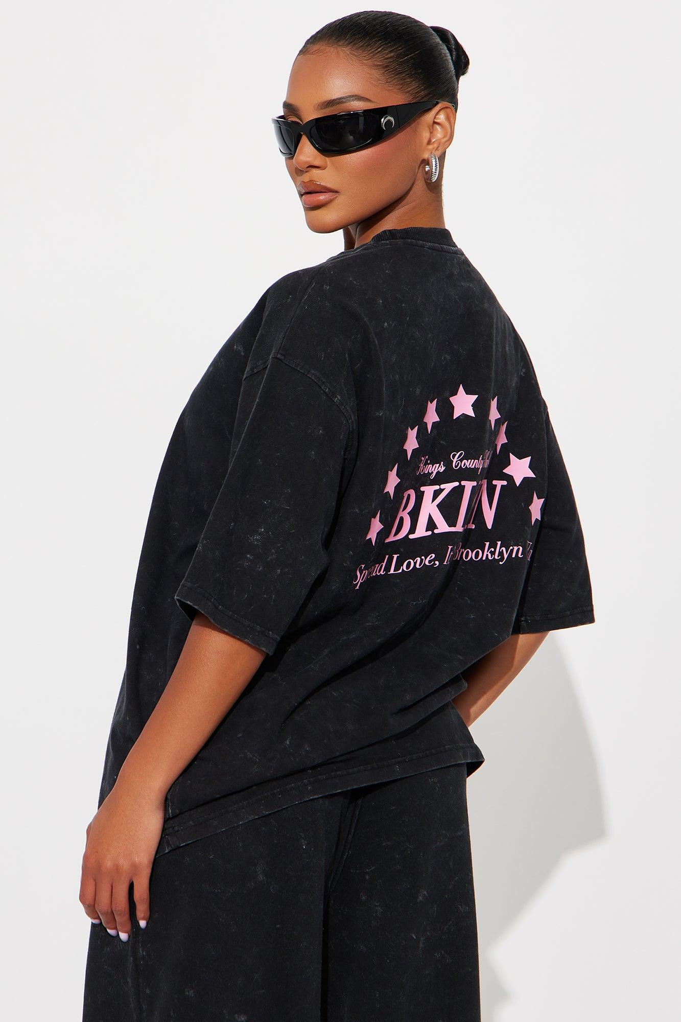 Brooklyn Star Washed Tee - Black Product Image