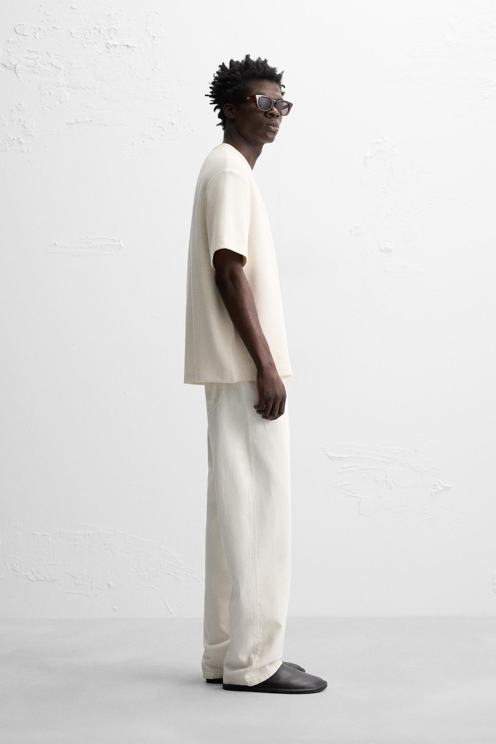 STRAIGHT FIT COTTON-HEMP JEANS Product Image