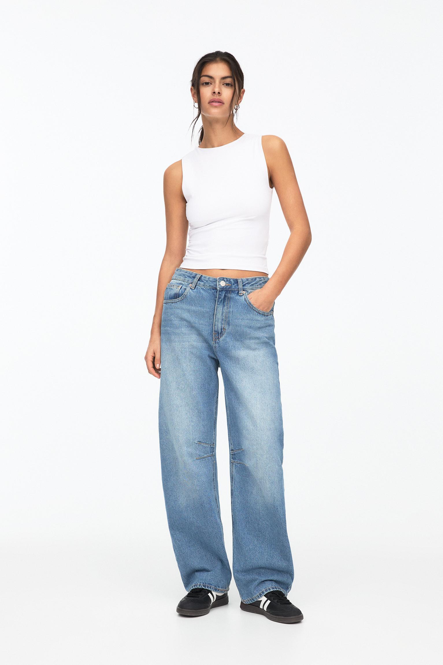 Gathered polyamide top Product Image