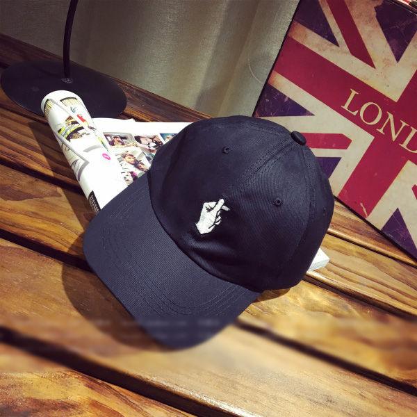 Embroidered Snapping Hand Baseball Cap Product Image