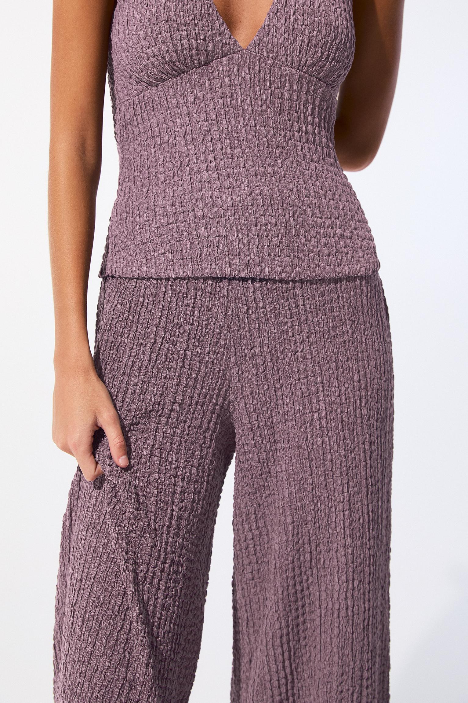 Creased-effect pants Product Image