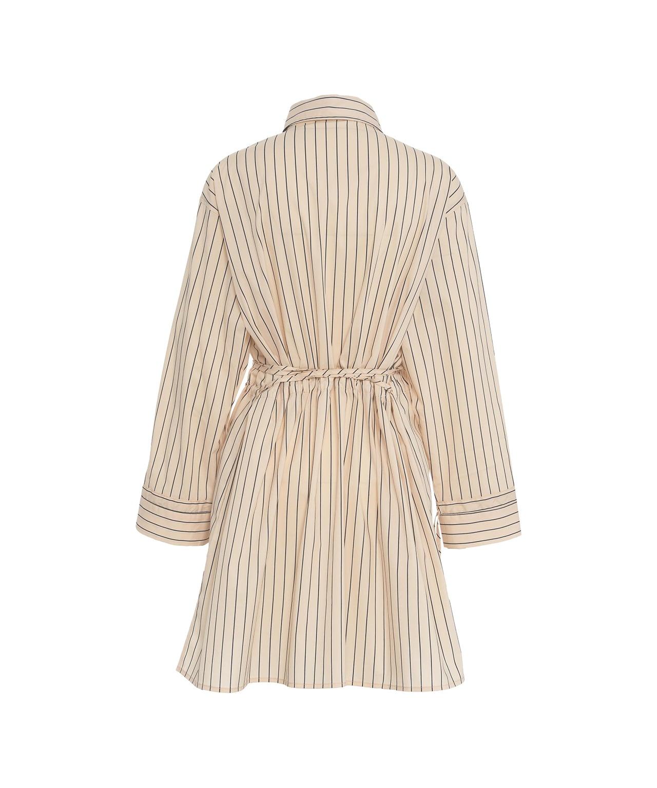 Striped blouse dress Product Image