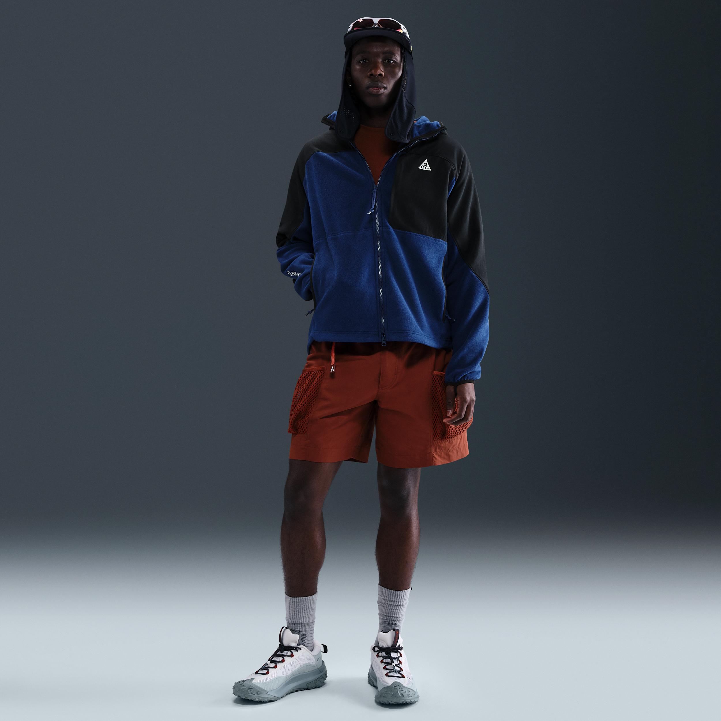 Mens Nike ACG Wolf Tree Plus Full-Zip Hooded Mid Layer | HJ2458-010 Product Image