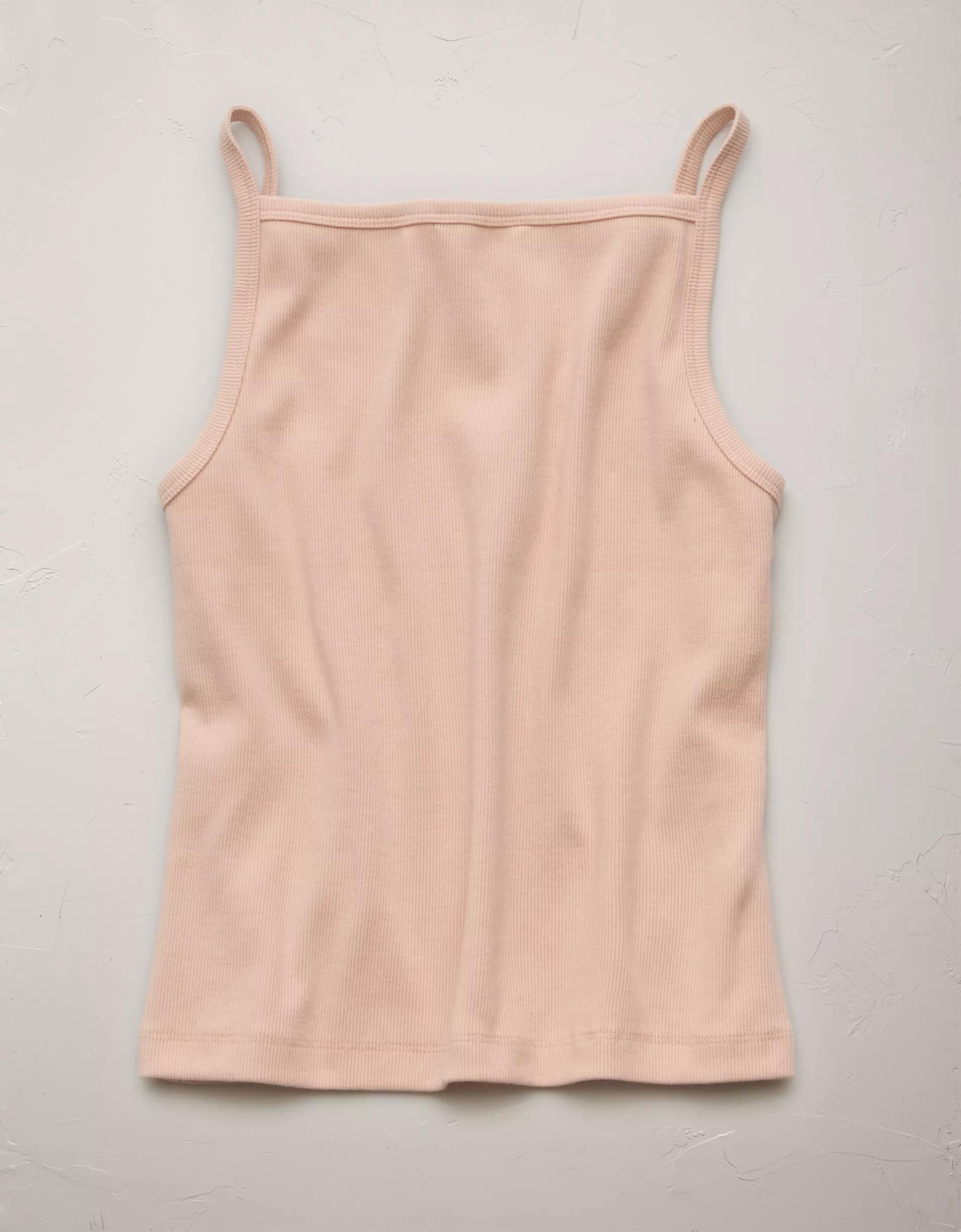 AE77 Premium Straight Neck Tank Top Product Image