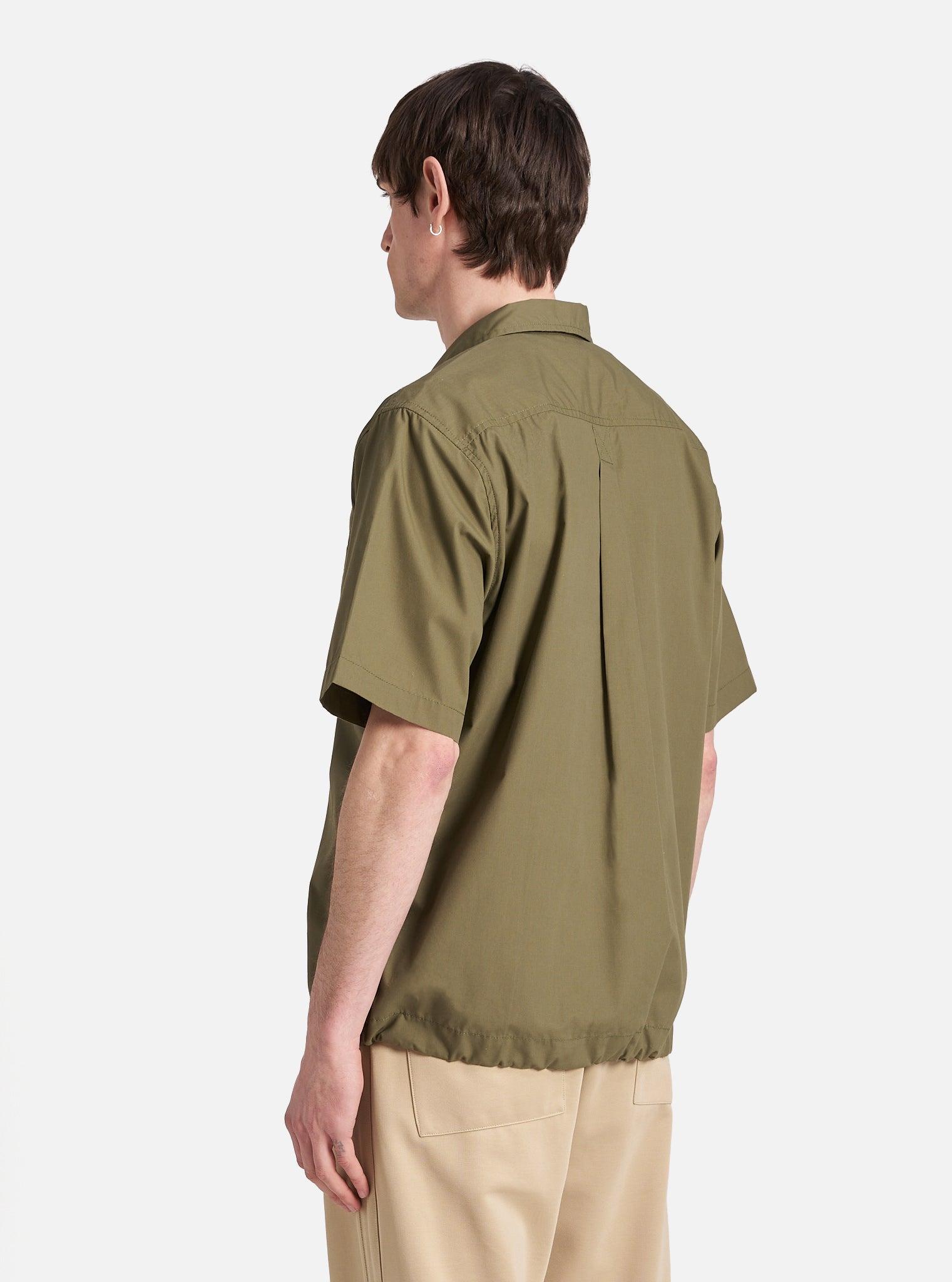 Olive Recycled Polytech Tech Overshirt Product Image