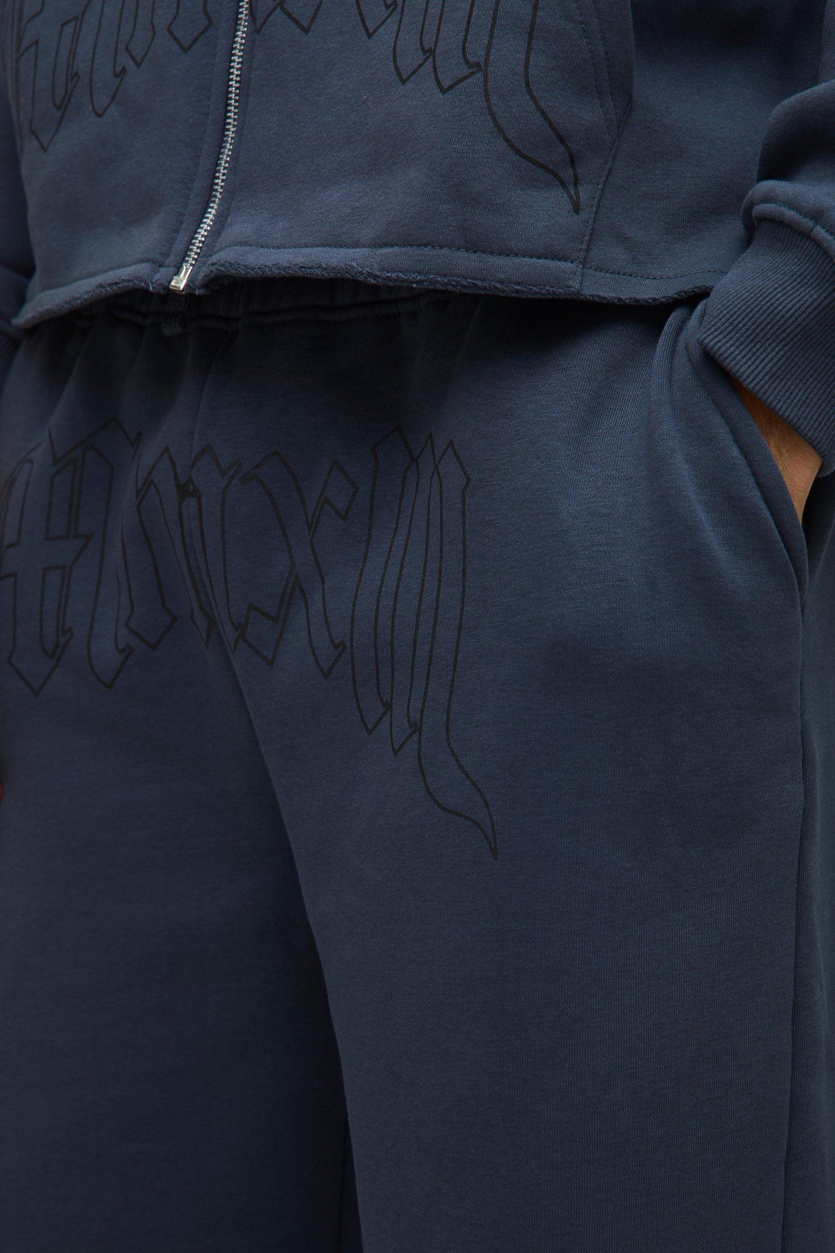 Wide Fit Renaissance Graphic Sweatpants | boohooMAN USA Product Image