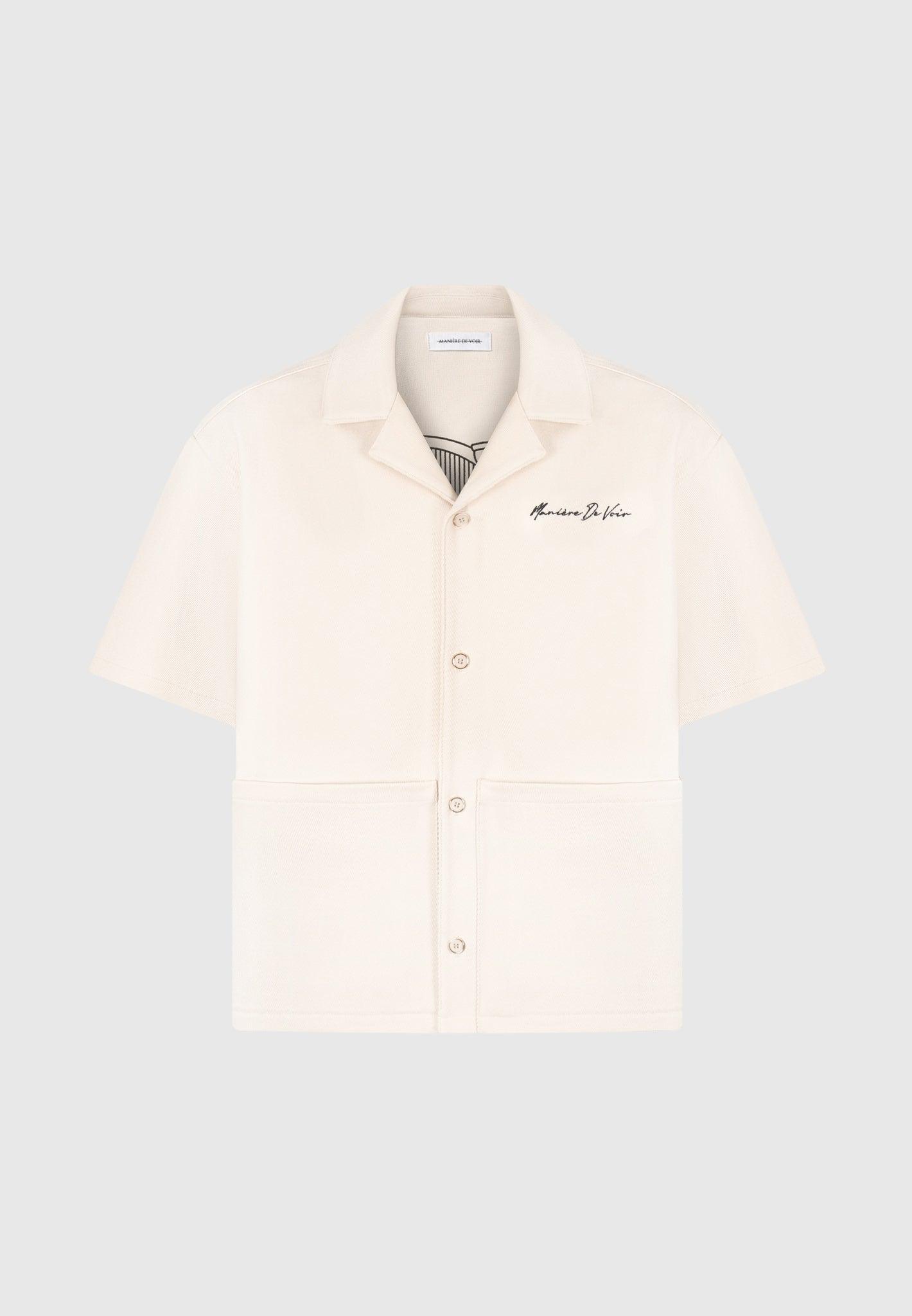 Eiffel Twill Shirt - Cream Male Product Image