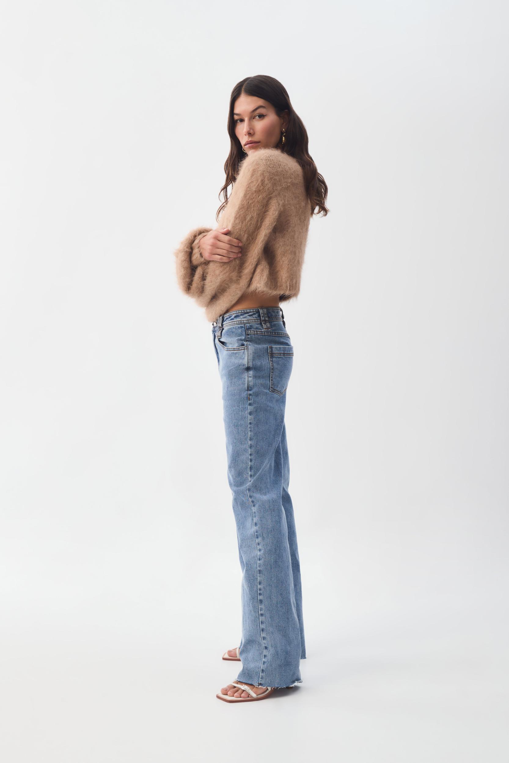 Juno Bootleg Jeans-COASTAL WASH / 16 Product Image