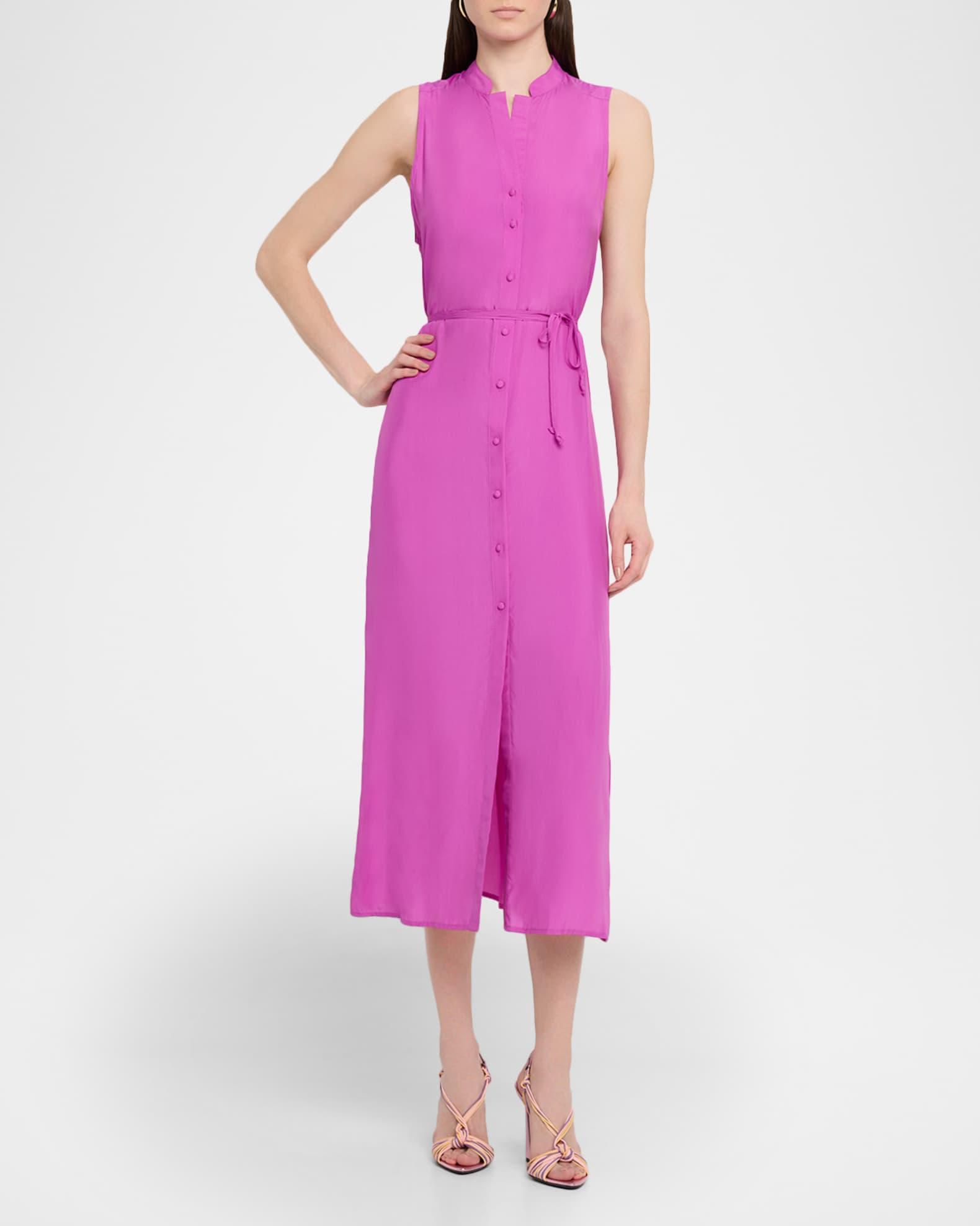 Kirkley Sleeveless Side-Slit Midi Dress Product Image