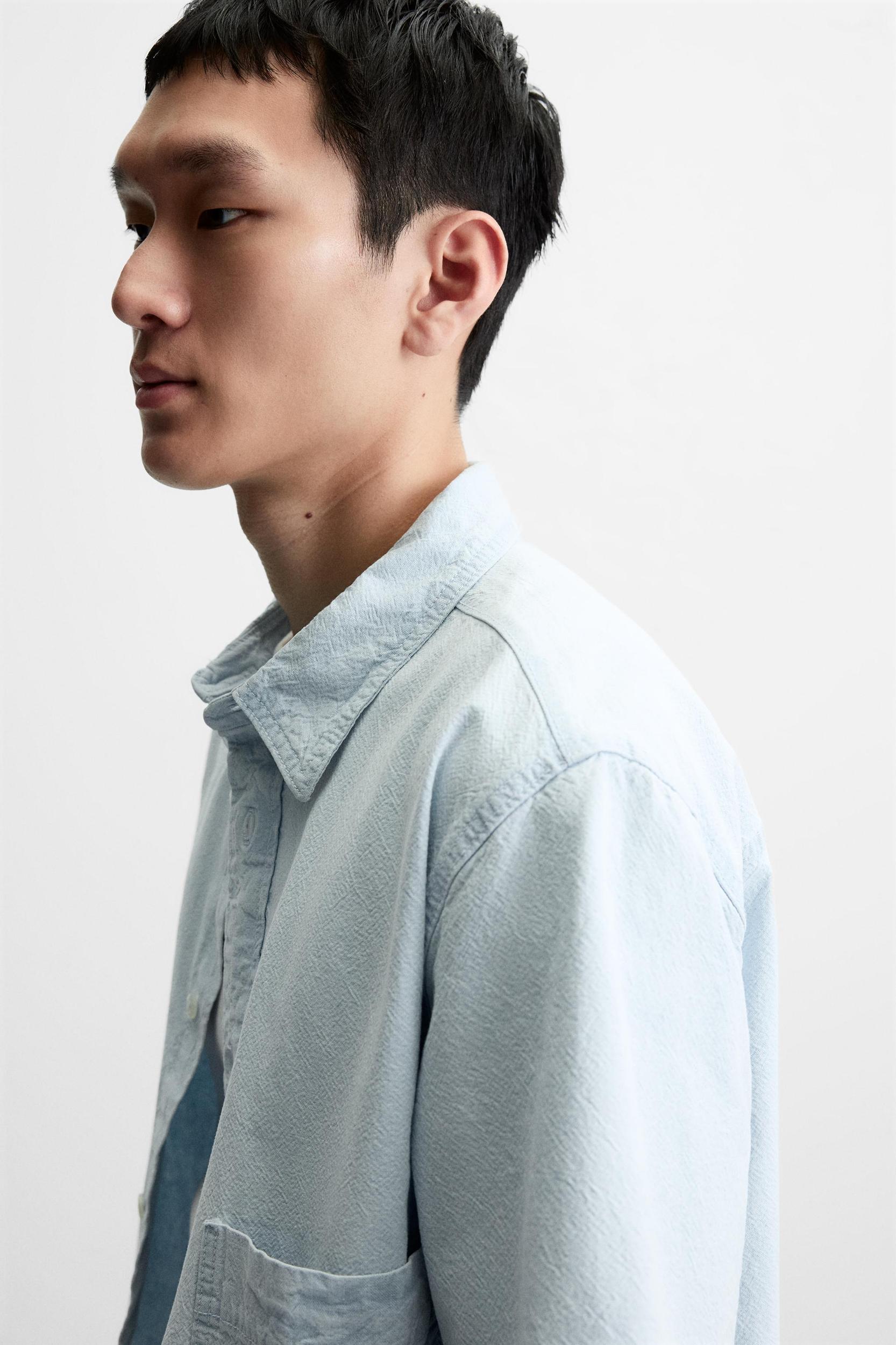 WASHED POCKET SHIRT Product Image