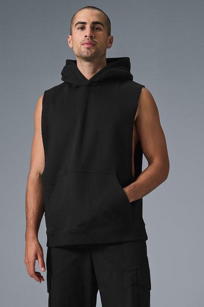 Renown Sleeveless Hoodie - Black Product Image