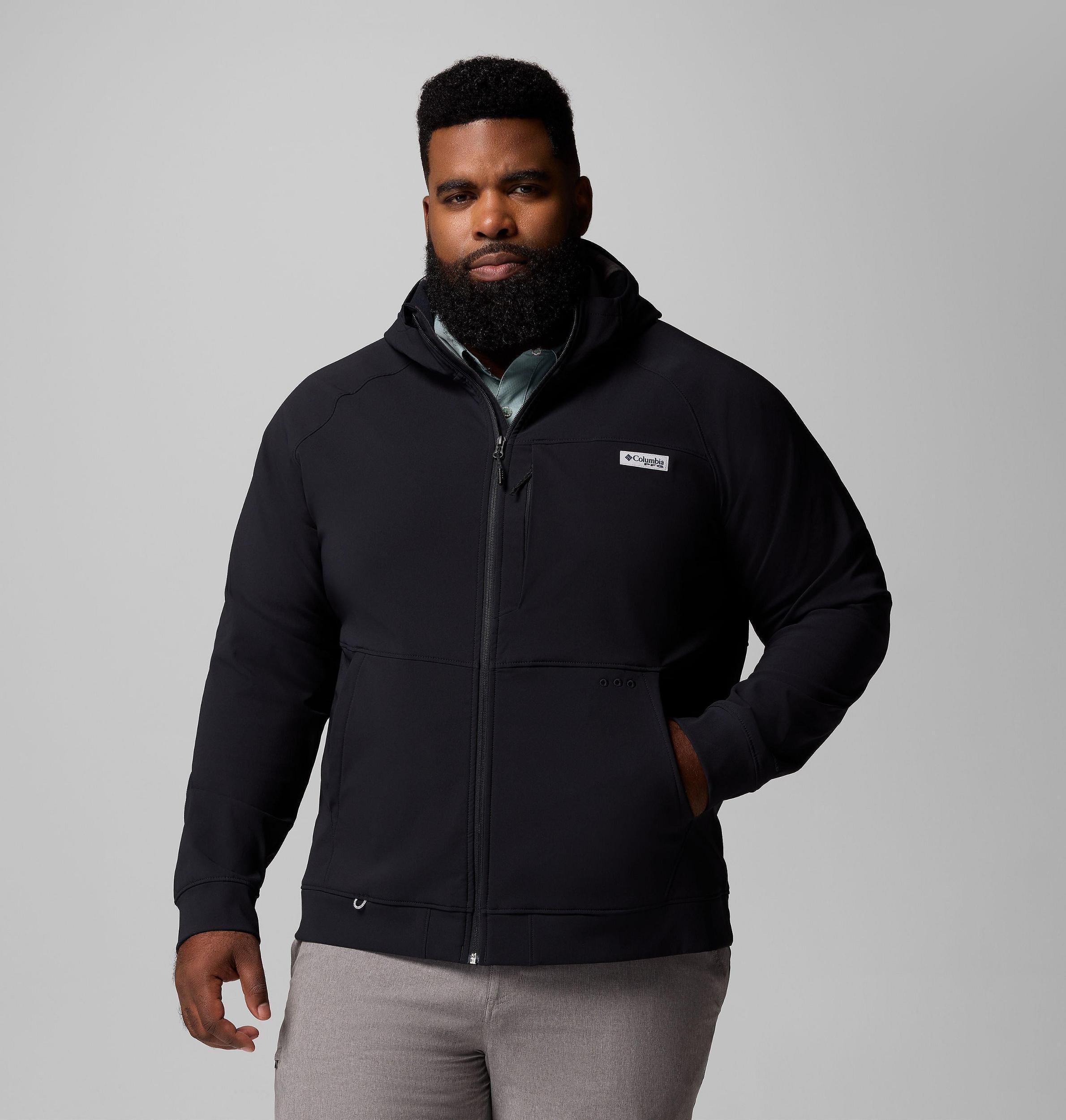 Columbia Mens Hydroforce Full Zip Hoodie - Big- Product Image