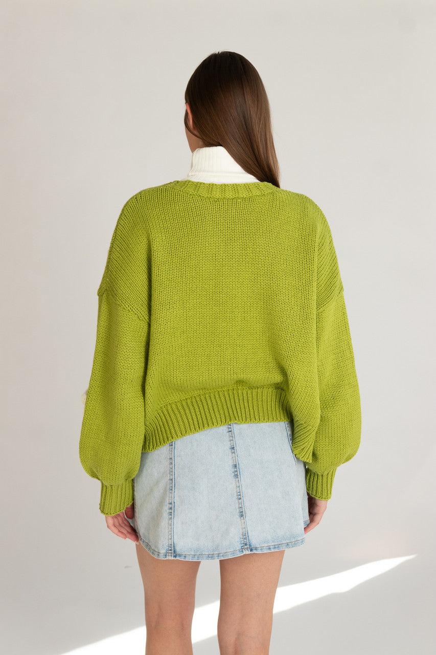 3D Applique Cardigan Product Image