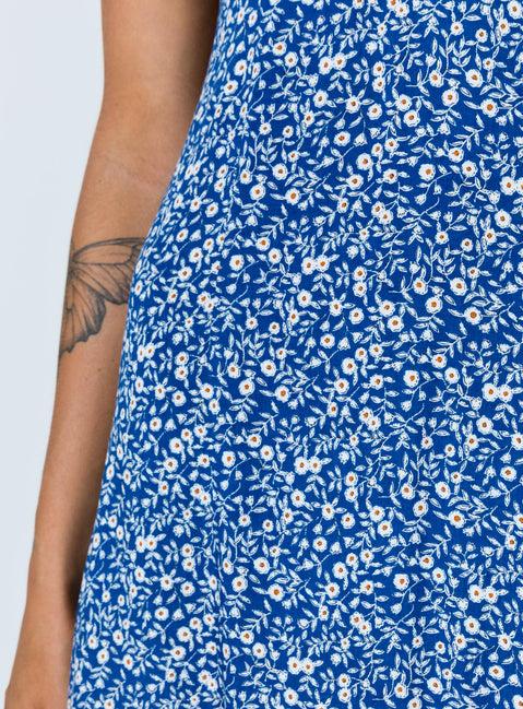 Georgia Midi Dress Navy Lower Impact Product Image
