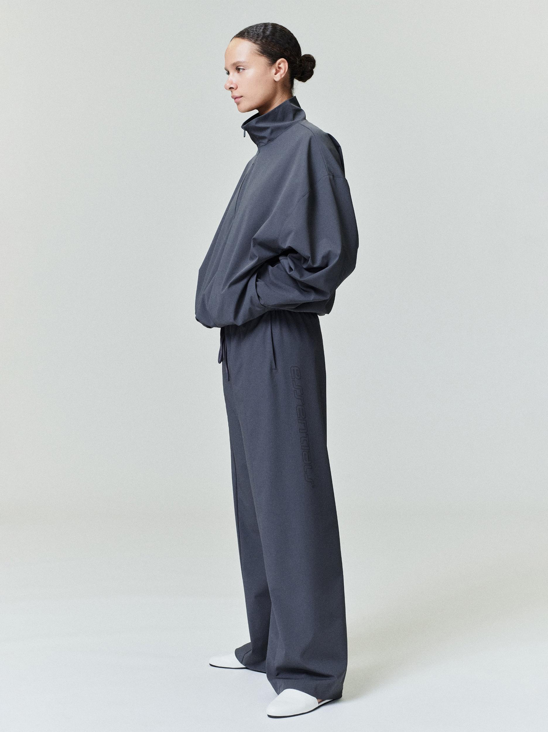 Womens Nylon Half Zip Track Jacket Female Product Image