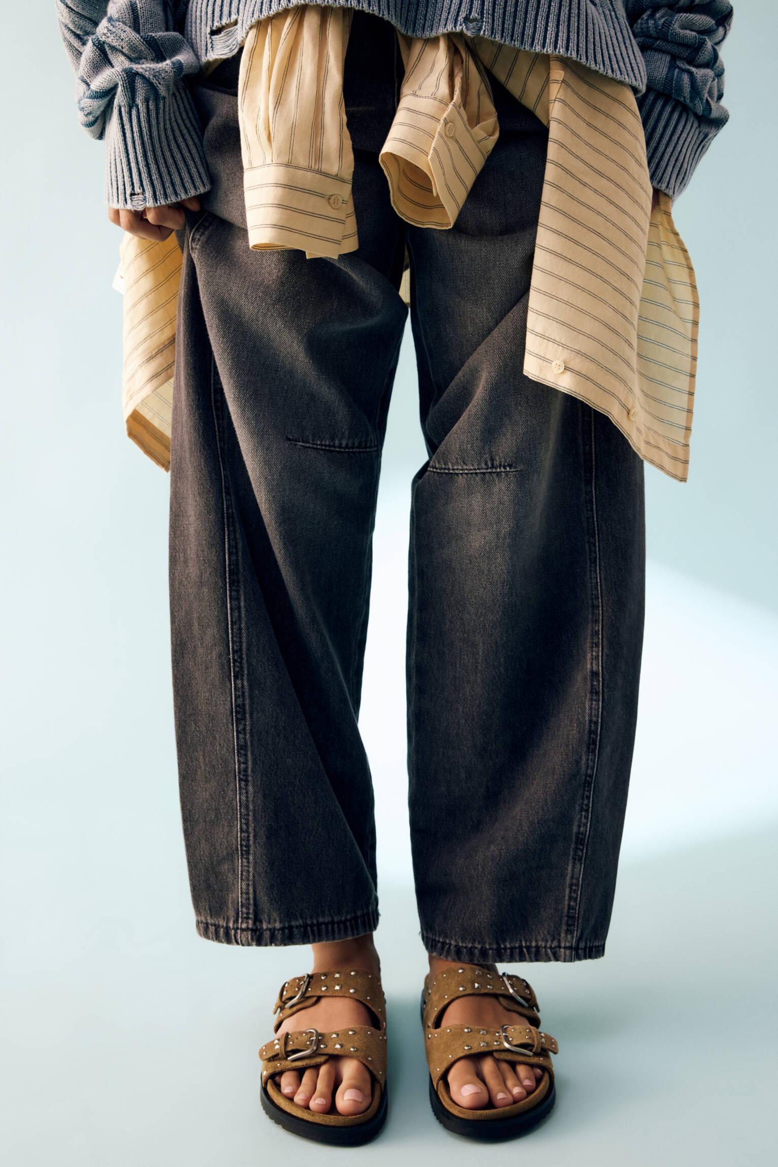 Studded leather sandals with buckles Product Image