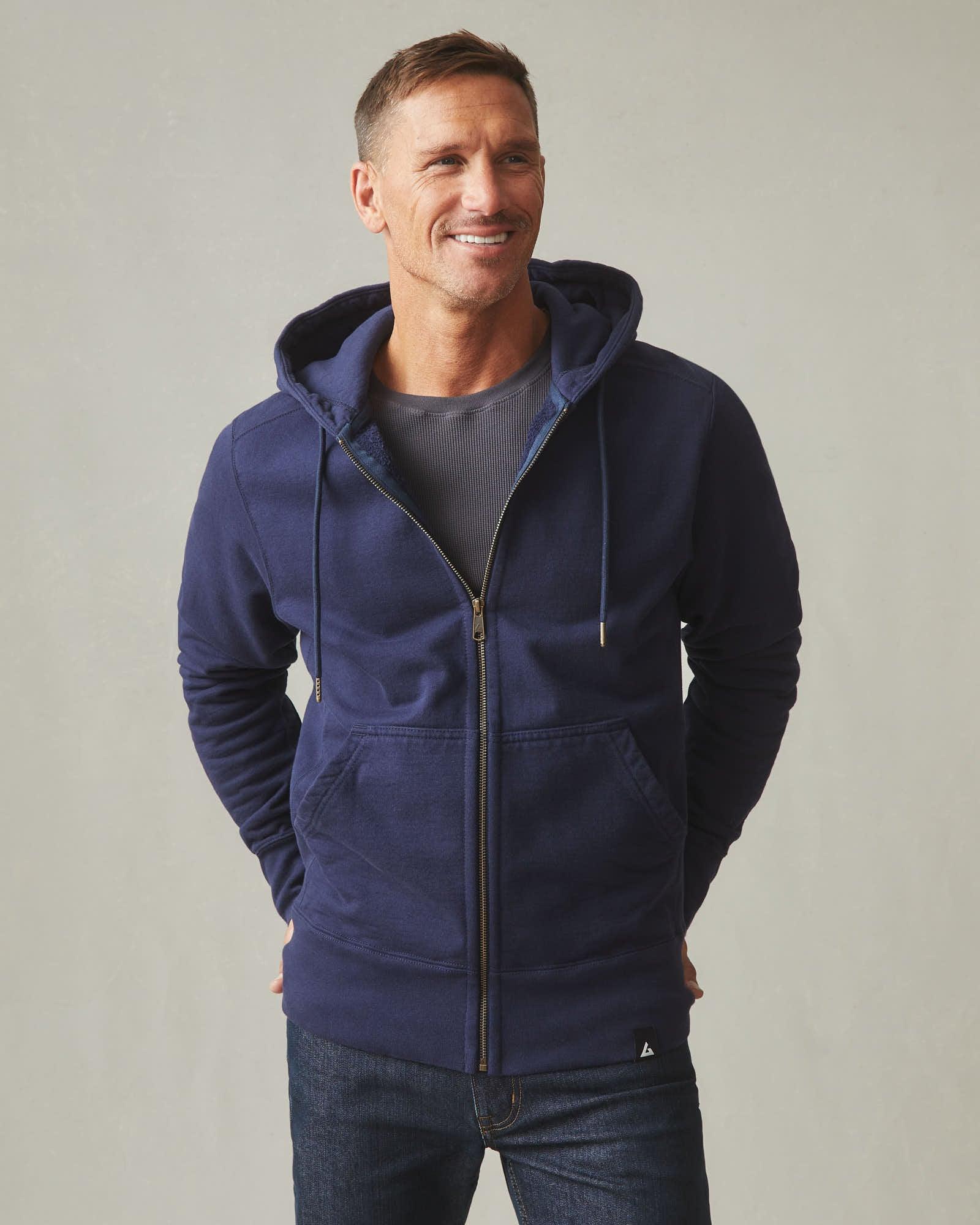 Men's Classic Full Zip - True Navy Product Image