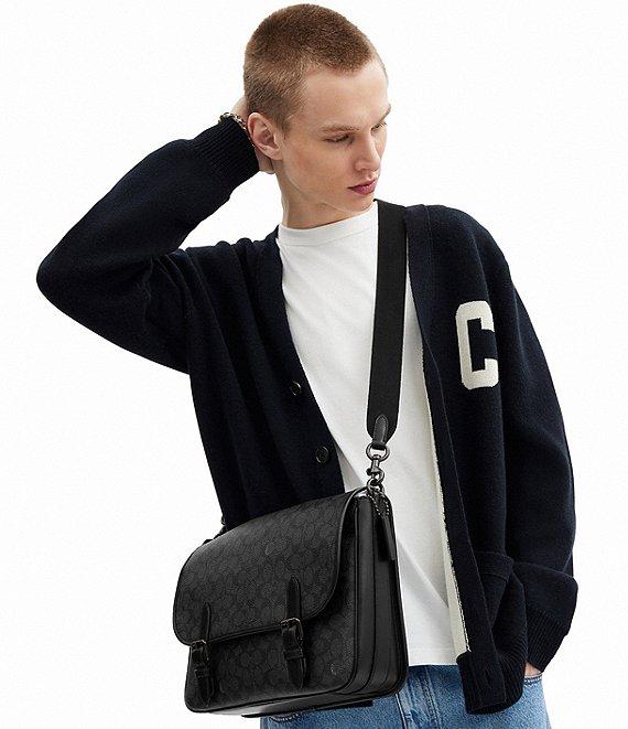 COACH Hitch Signature Coated Canvas Messenger Bag Product Image