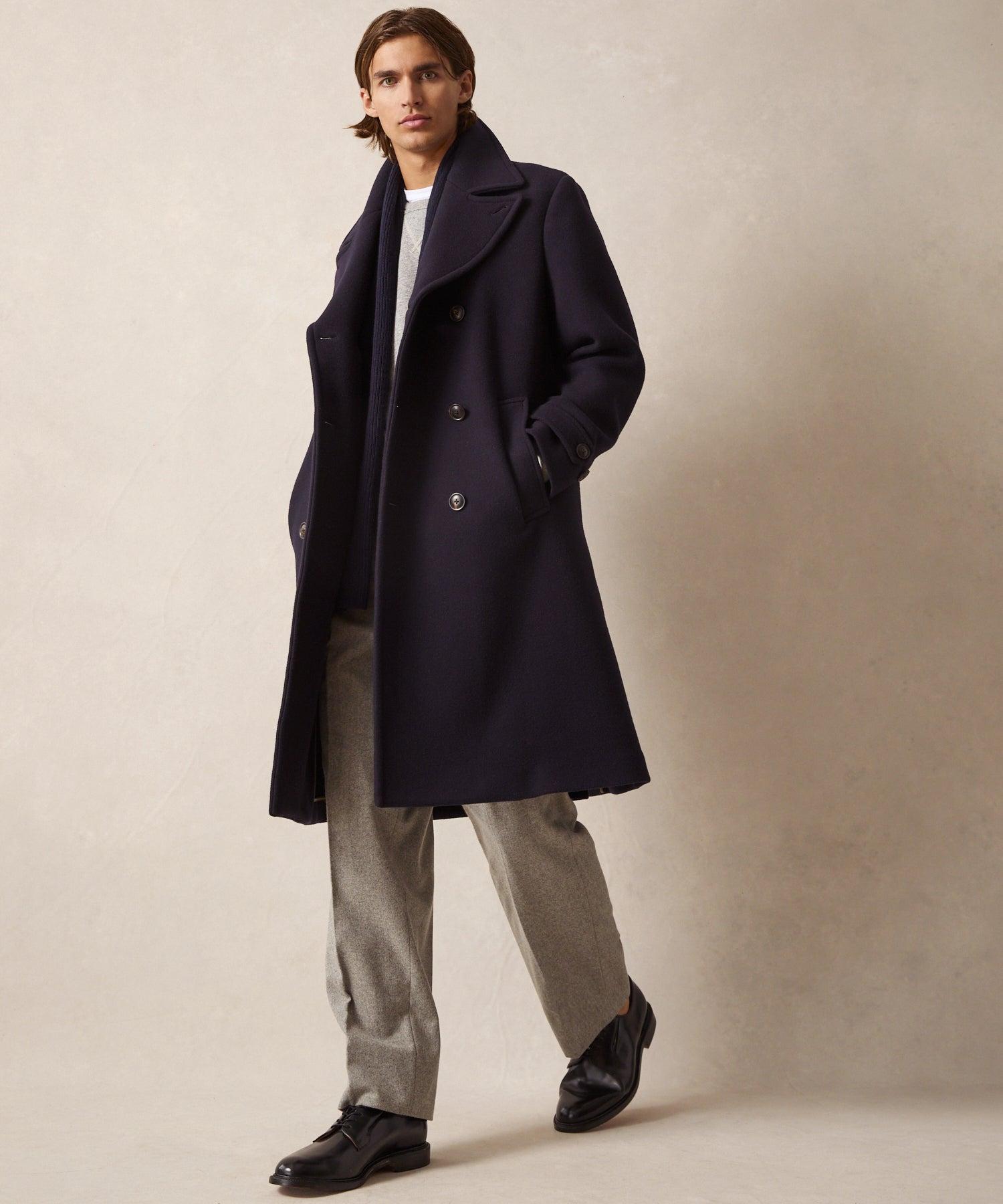 Italian Wool Officer Coat Product Image