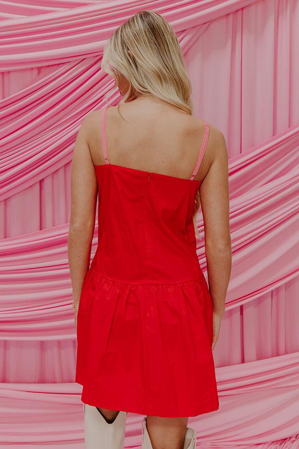 Love Potion Mini Dress in Red Product Image