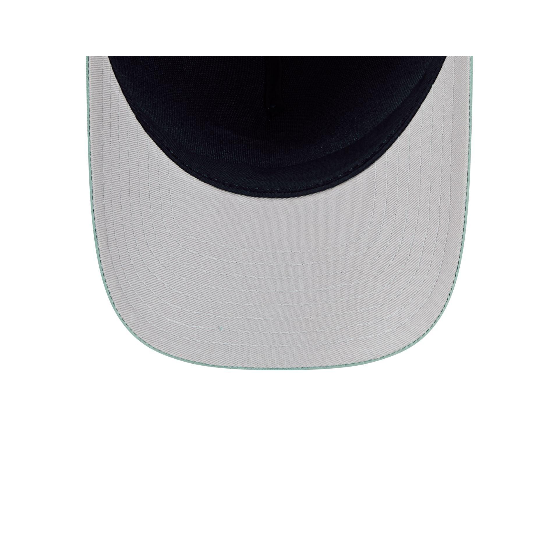 New York Mets Blue Ripstop 9FORTY M-Crown A-Frame Snapback Hat Male Product Image