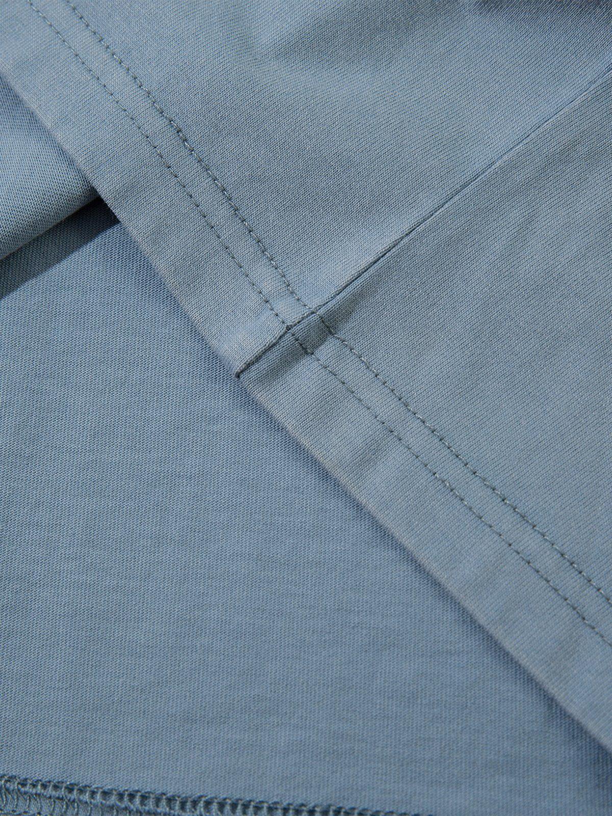 Aelfric Eden Color Blocking Graphic Long Sleeve T-Shirt Product Image