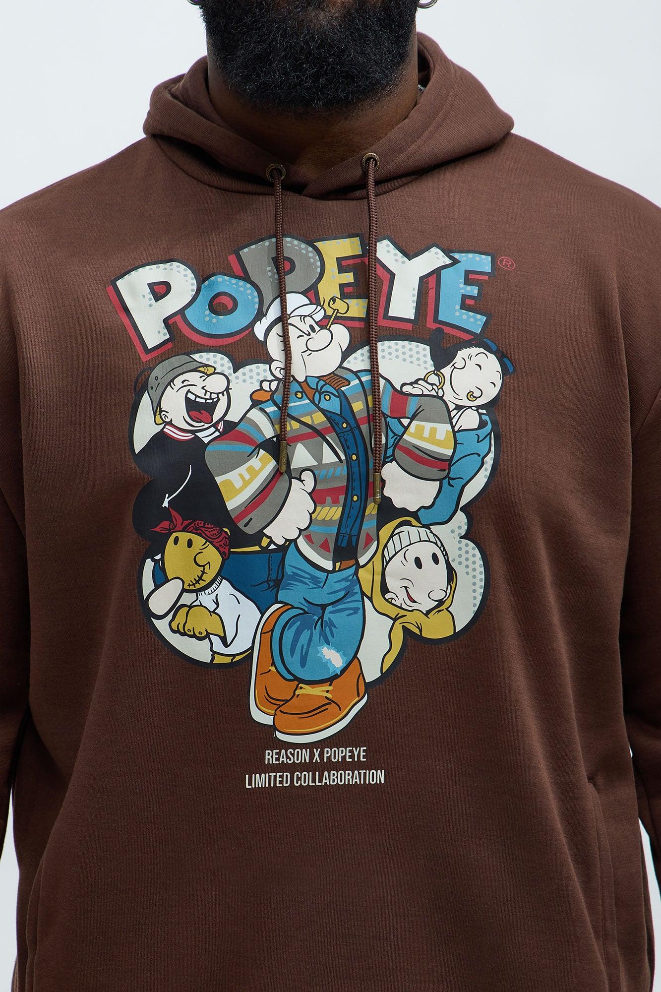 Popeye Limited Hoodie - Brown Product Image