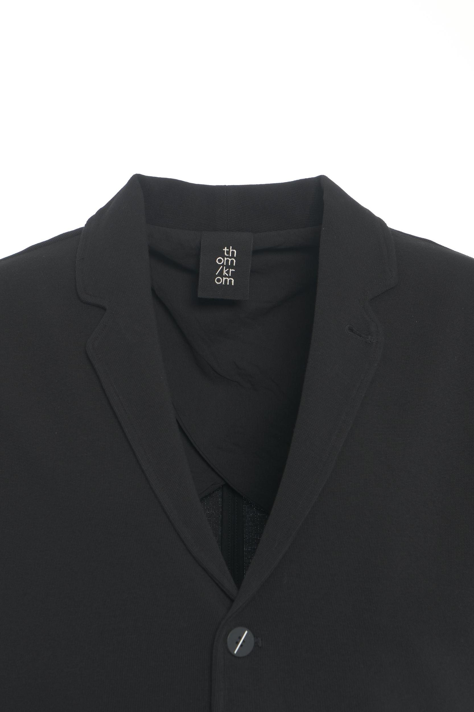 Knit single-breasted blazer Product Image