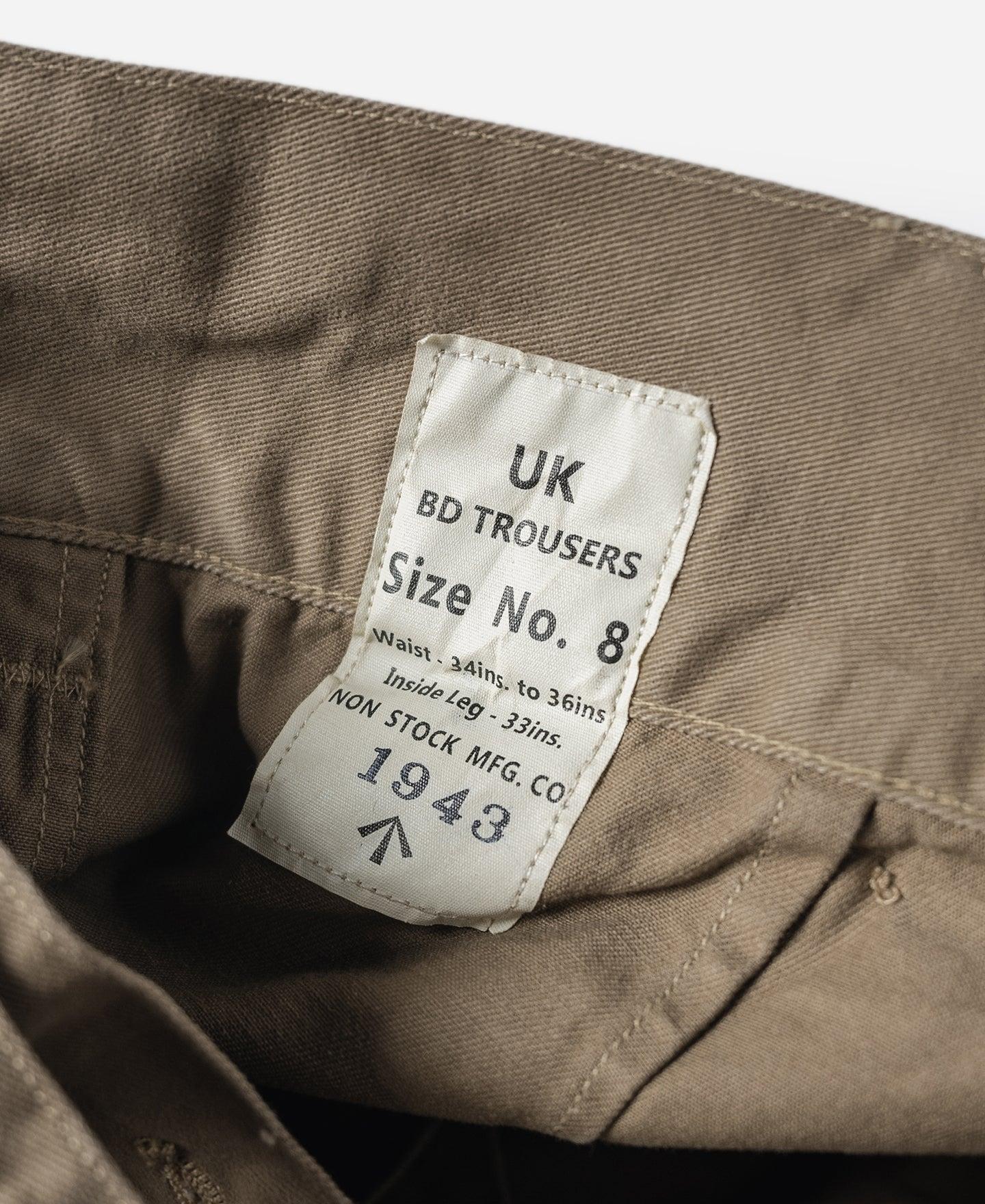 1943 British Army KD & JG Gurkha Bermuda Pants - Khaki Product Image