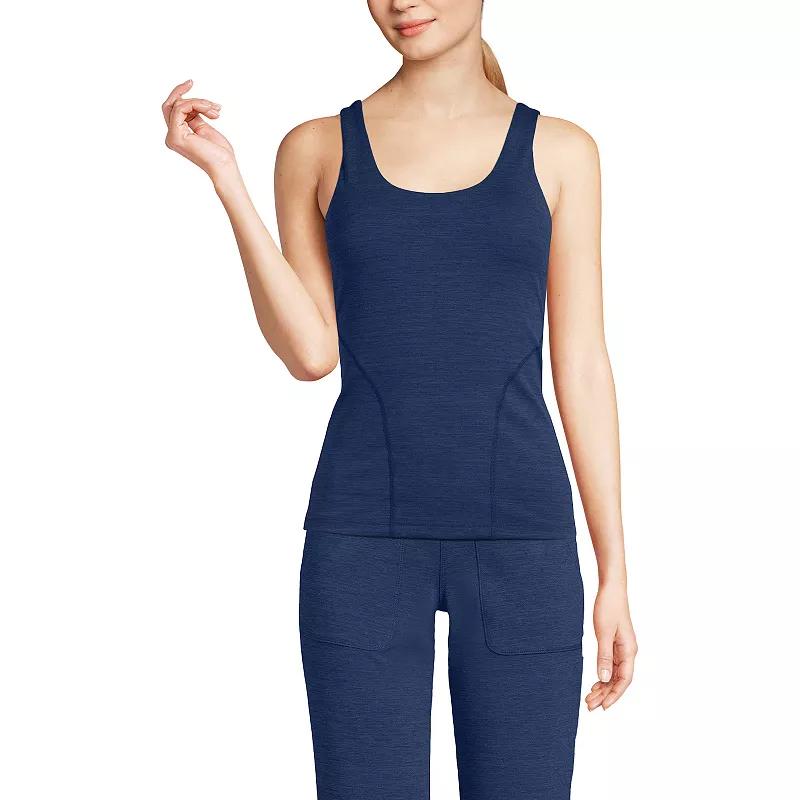 Women's Lands' End Interlock Scoopneck Tank Top,  Product Image