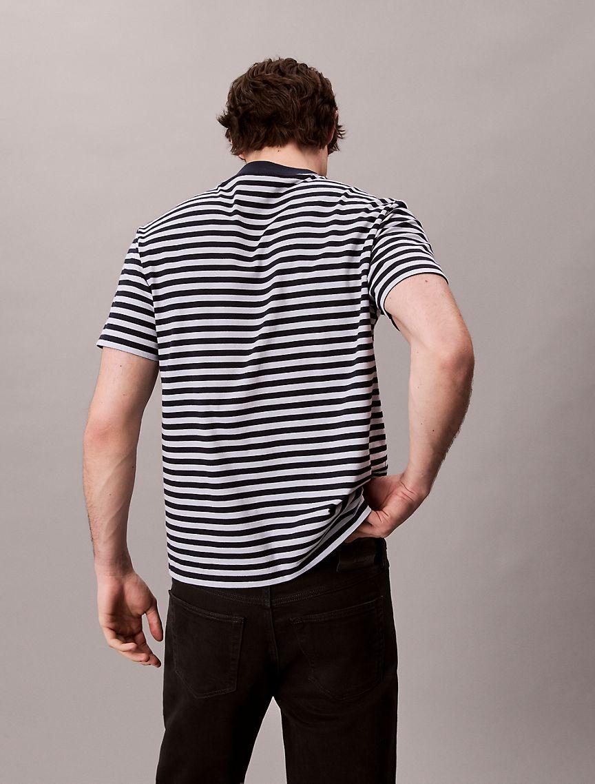 Monogram Stripe Relaxed T-Shirt Product Image