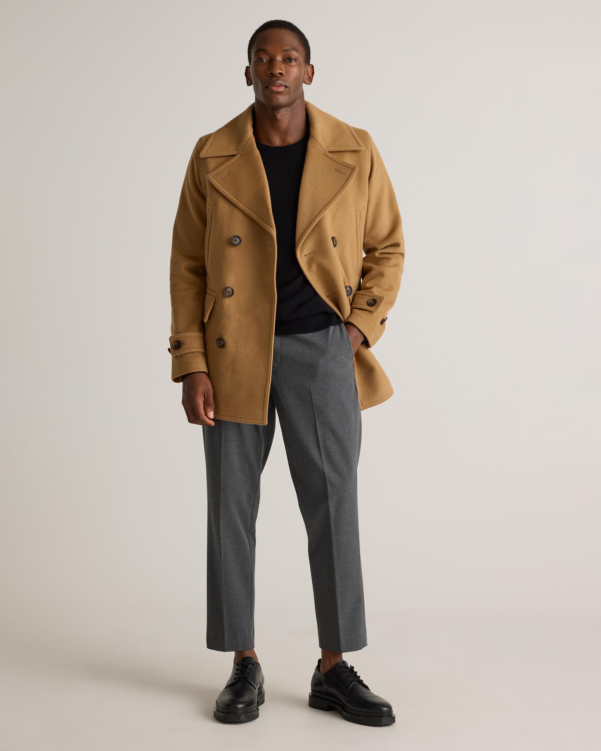 Quince | Men's Italian Wool Peacoat Wool/Nylon Product Image