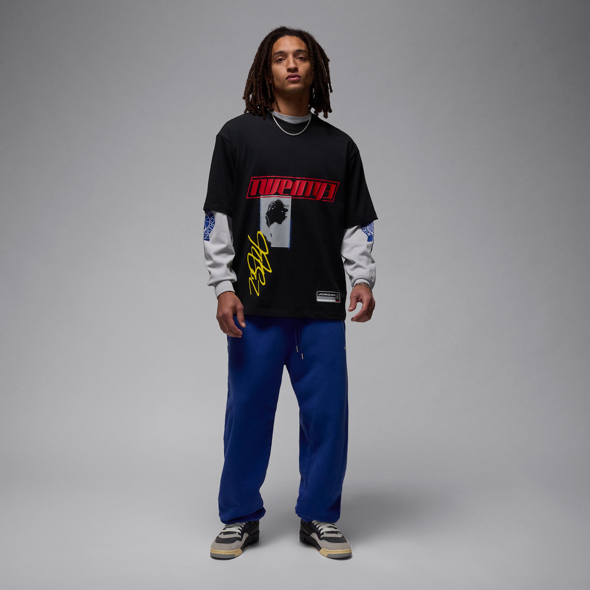 Mens Jordan Flight Essentials Oversized T-Shirt | HJ2366-010 Product Image