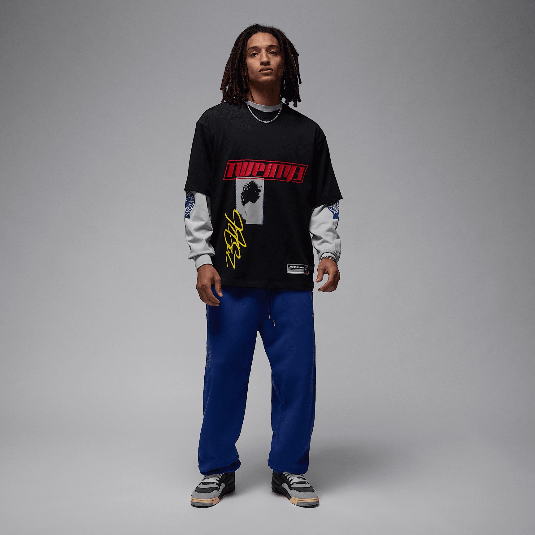 Mens Jordan Flight Essentials Oversized T-Shirt | HJ2366-010 Product Image