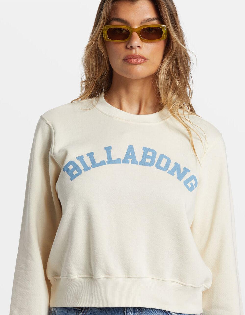 BILLABONG From Paradise Womens Crewneck Sweatshirt - OFF WHITE Product Image