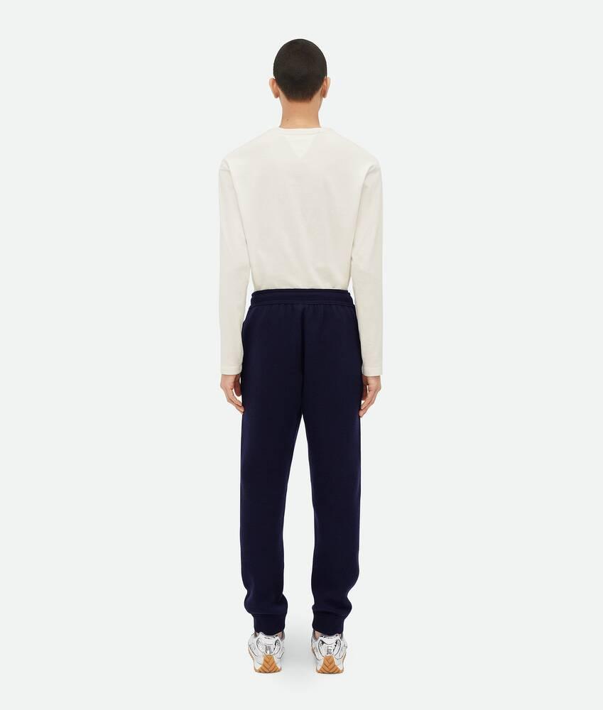 Men's Cashmere Jogger Trousers in Navy Product Image