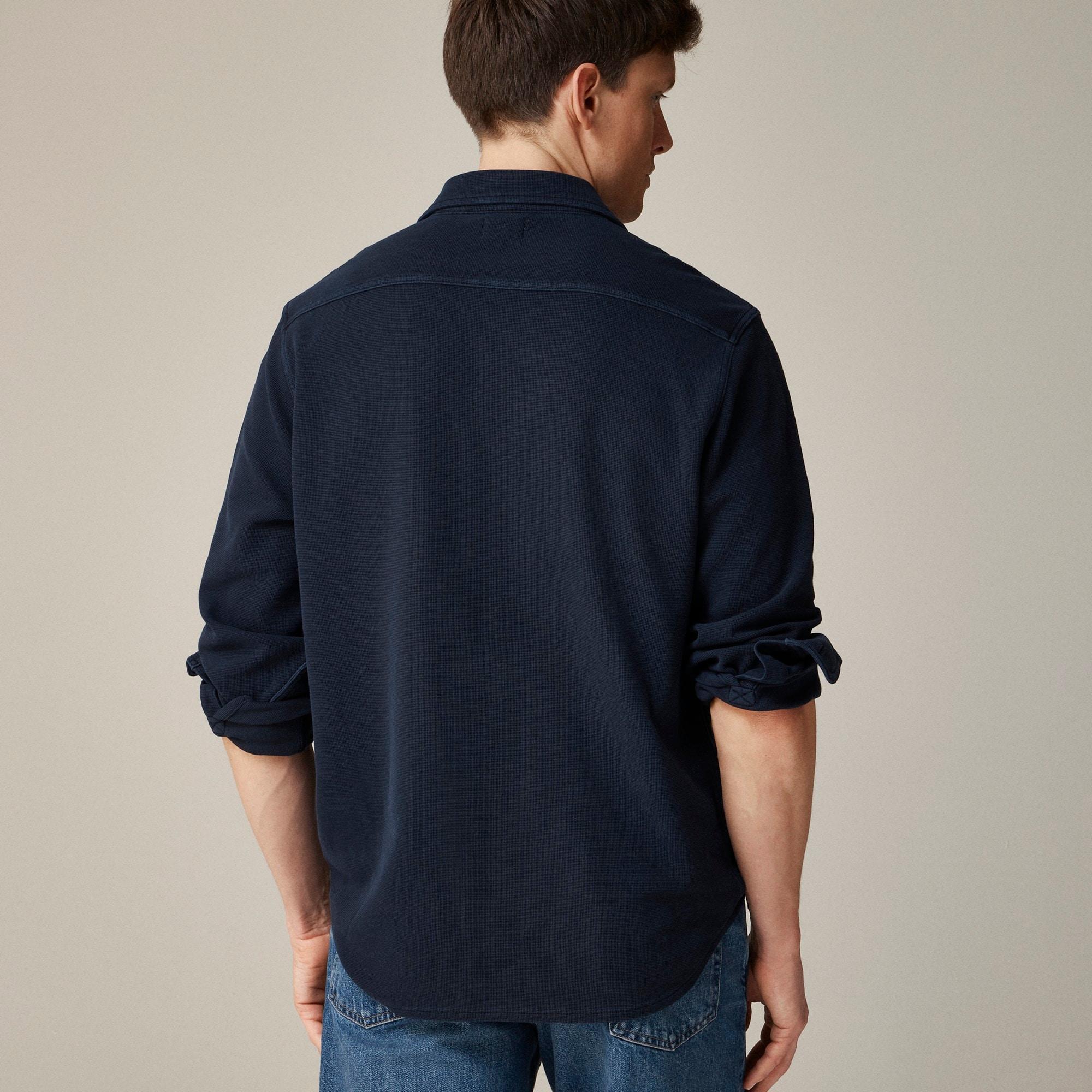 Cotton waffle shirt Product Image