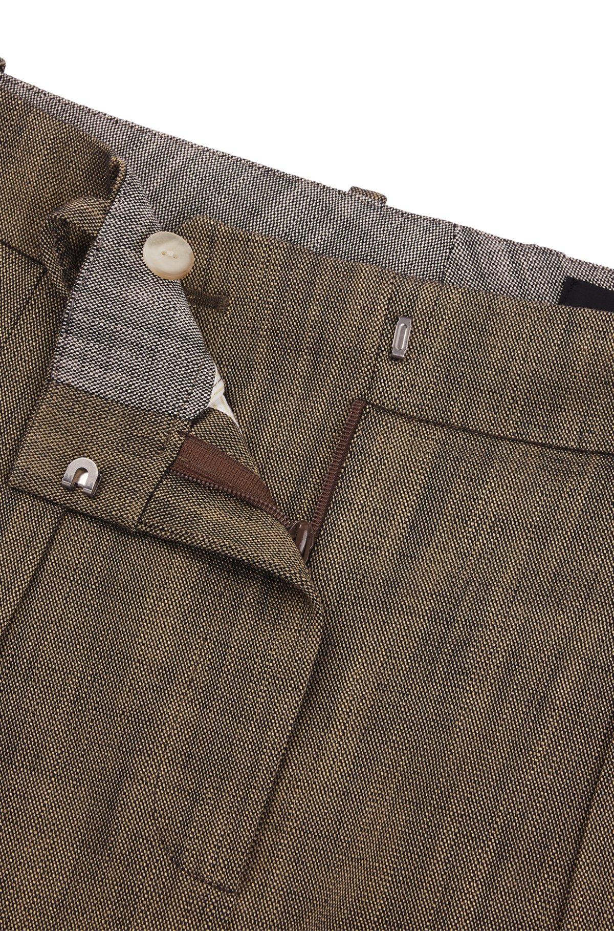 Regular-fit trousers with pleated front Product Image