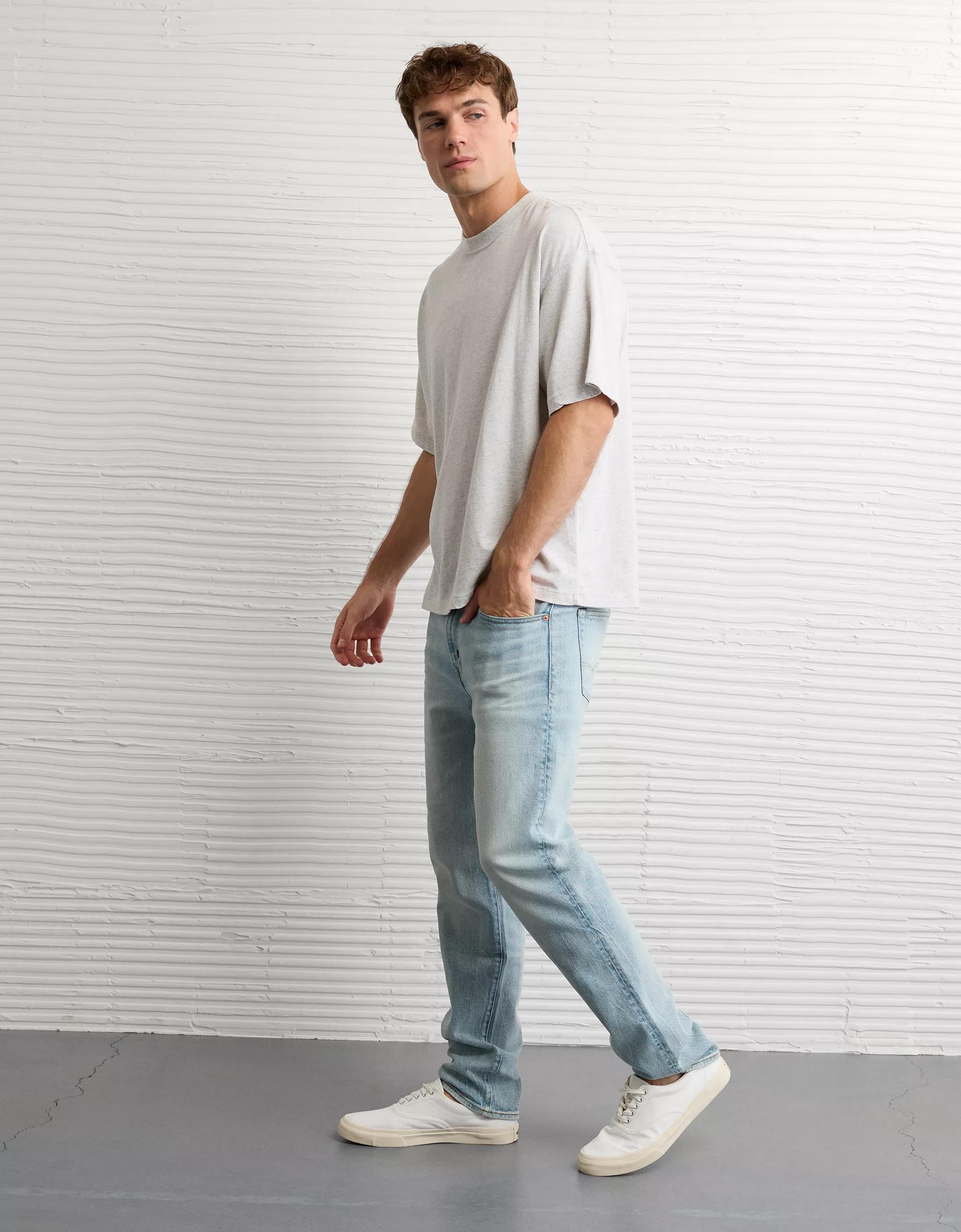 AE EasyFlex +TENCEL™ Fibers Athletic Straight Jean Product Image