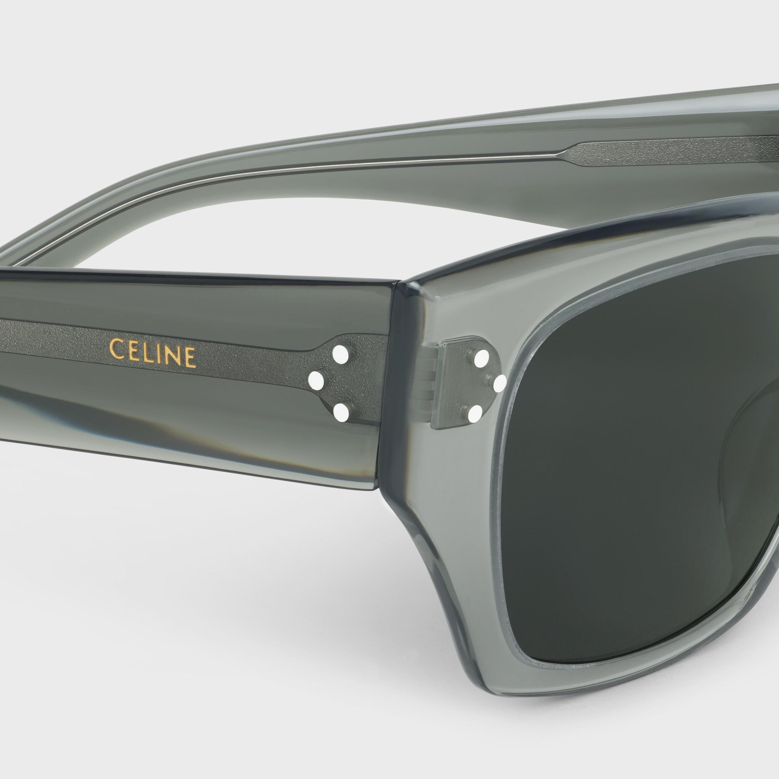 Black Frame 55 sunglasses in Acetate Product Image