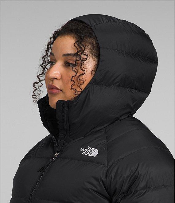 The North Face Plus Size Hydrenalite 600 Down Stand Collar Hooded Front Zip Puffer Jacket Product Image