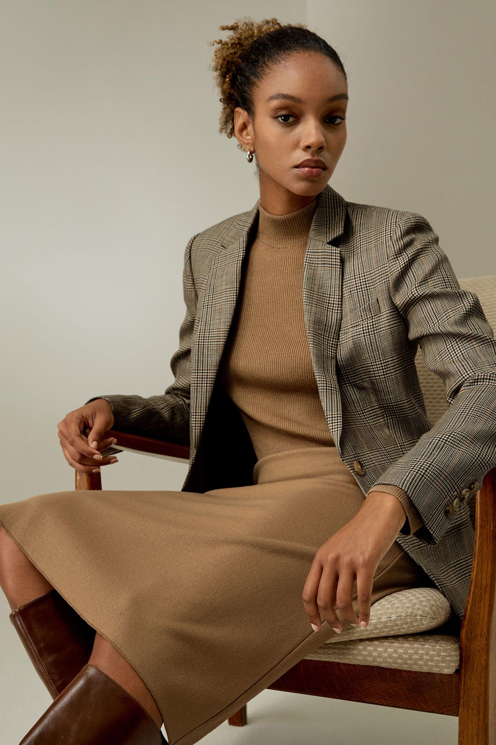 Slim Fit Wool Dress Product Image