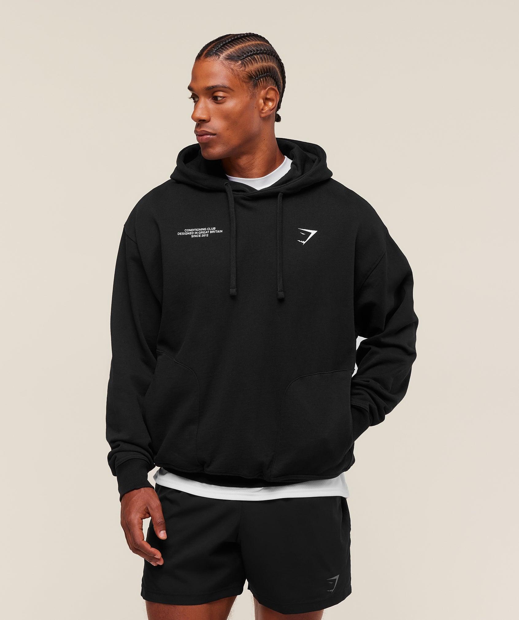 Gymshark Conditioning Club Hoodie - Black Male Product Image