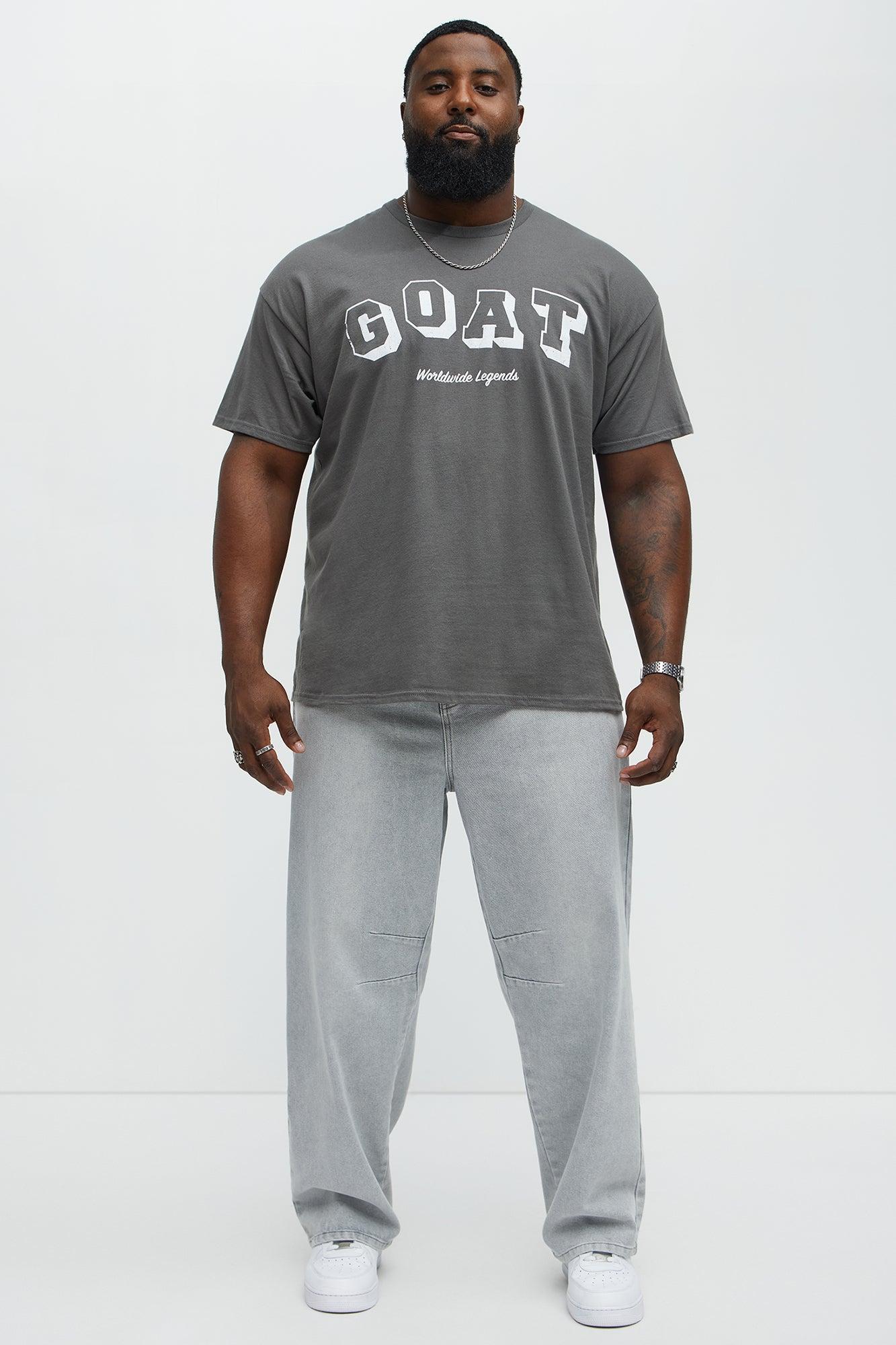 GOAT Worldwide Short Sleeve Tee - Charcoal Product Image