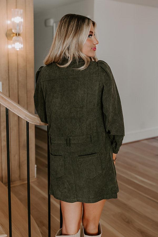 Cinnamon Lane Corduroy Mini Dress Product Image