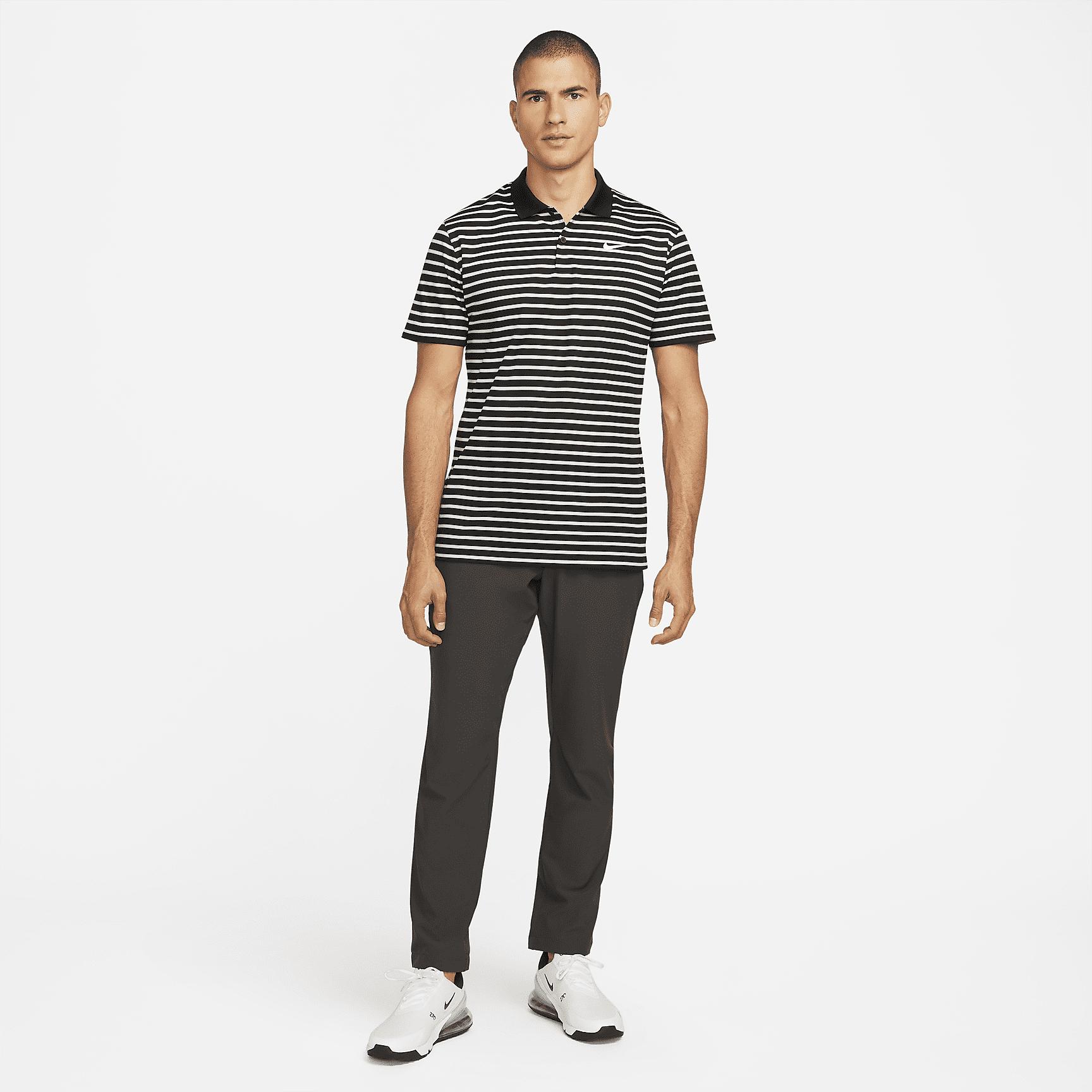 Nike Mens Dri-FIT Victory Striped Golf Polo | DH0829-010 Product Image