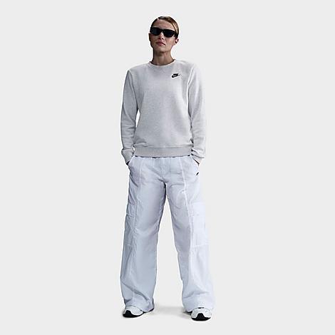 Women's Nike Sportswear Club Embroidered Logo Fleece Crewneck Sweatshirt,  Product Image