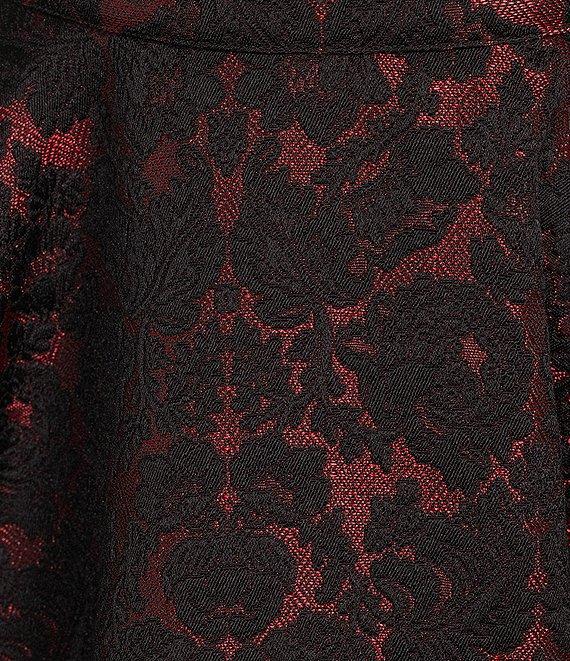 Bryn Walker Grange Brocade Rosa Nera Print High Low Coordinating Skirt Product Image