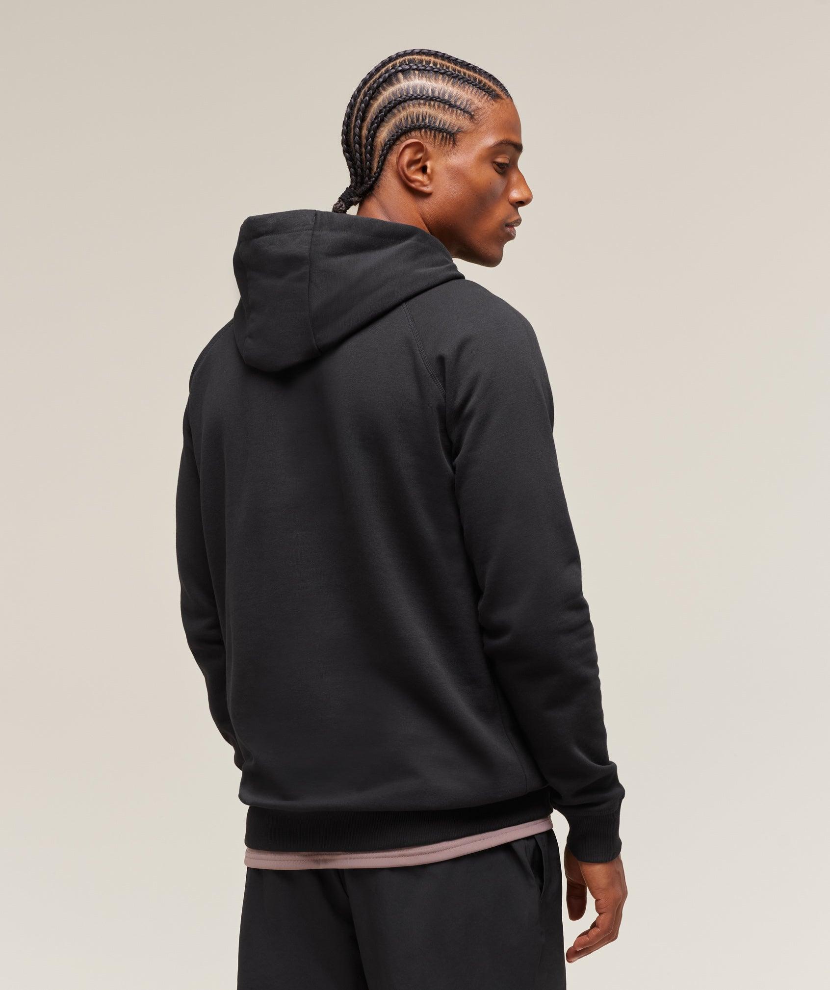 Gymshark Crest Hoodie - Black Male Product Image