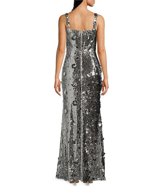 Muse by Marchesa Birch Sequin A-Line Gown Dress Product Image